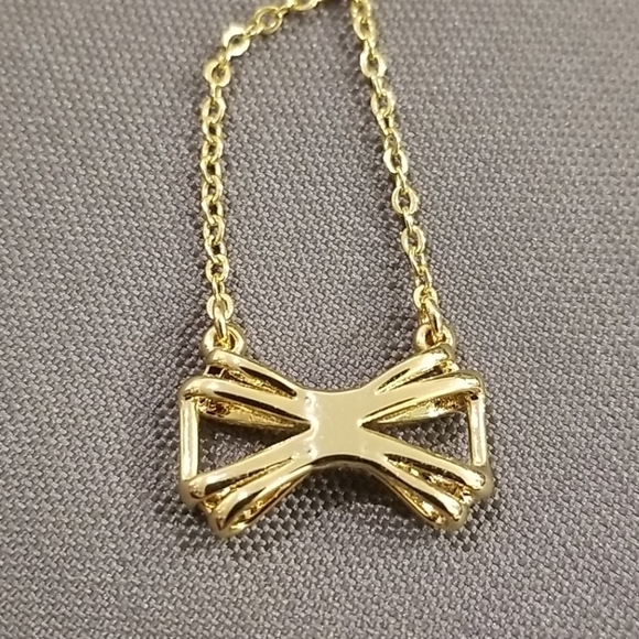 💕TED BAKER LONDON💕 Signy Sweetie Bow Pendant Necklace ~ Gold NWT - Picture 9 of 12